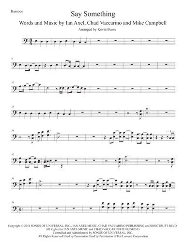Say Something (arr. Kevin Busse)