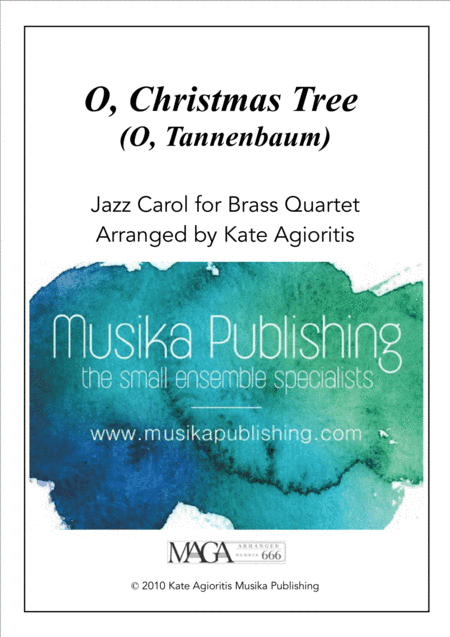 O Christmas Tree (O Tannenbaum) - Jazz Carol for Brass Quartet (arr. K. Agioritis)