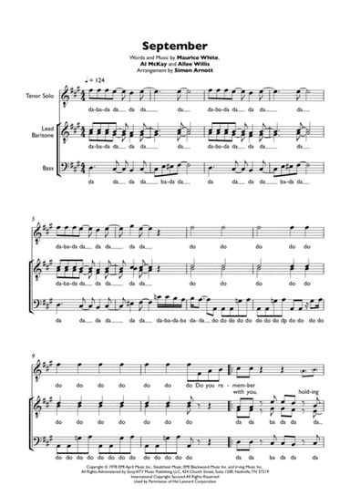 September (arr. Simon Arnott)