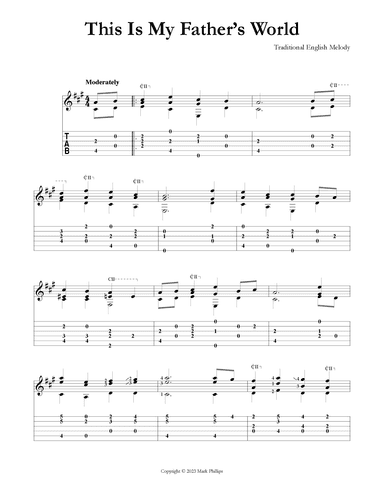 This Is My Father's World (arr. Mark Phillips)