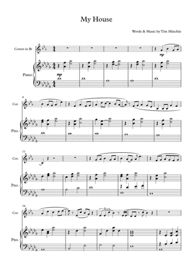 My House (arr. Hannah Hawken)
