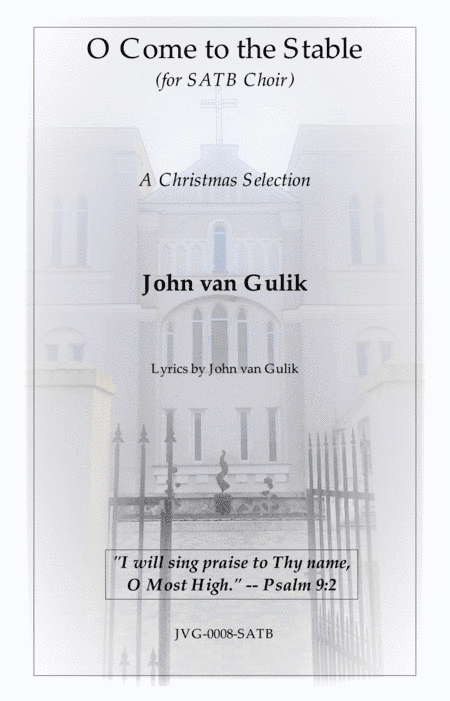O Come to the Stable - for SATB Choir
