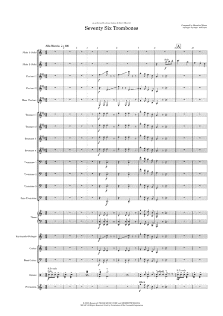Seventy Six Trombones (arr. Daryl McKenzie)