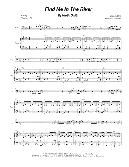 Find Me In The River (arr. Stephen DeCesare)