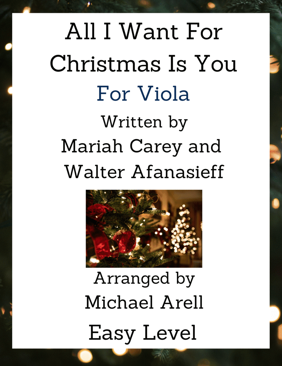 All I Want For Christmas Is You (arr. Michael Arell)