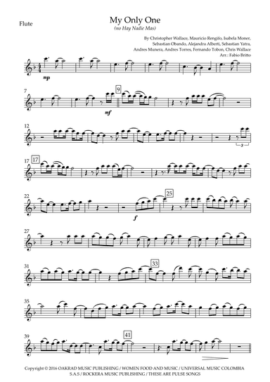 My Only One (no Hay Nadie Mas) (arr. Ottirb Sage)