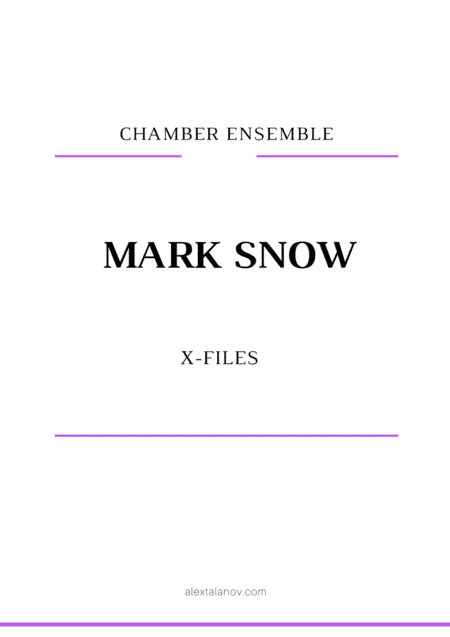 Theme From The X-files (arr. Alex Talanov)