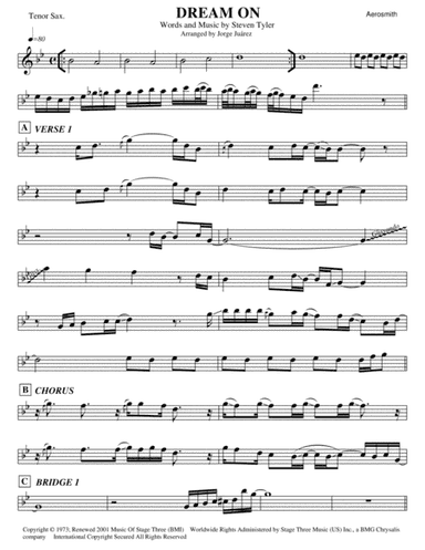 Dream On (arr. Jorge Juárez)