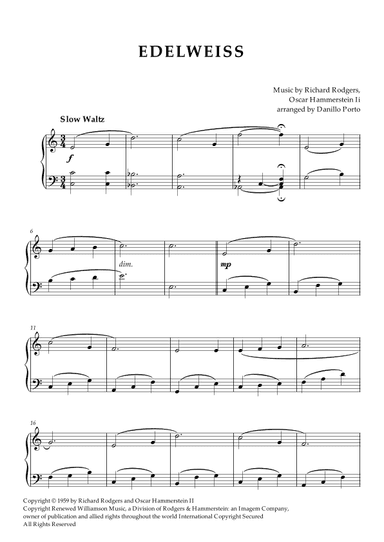Edelweiss (arr. Danillo Porto)