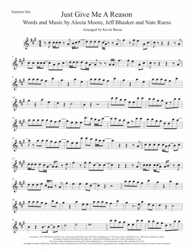 Just Give Me A Reason (arr. Kevin Busse)