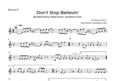 Don't Stop Believin' (arr. Alex Nunes Rodrigues)