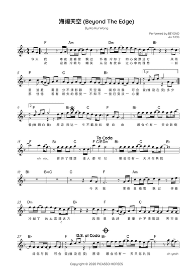 Hai Kuo Tian Kong (arr. Arr. MDS)