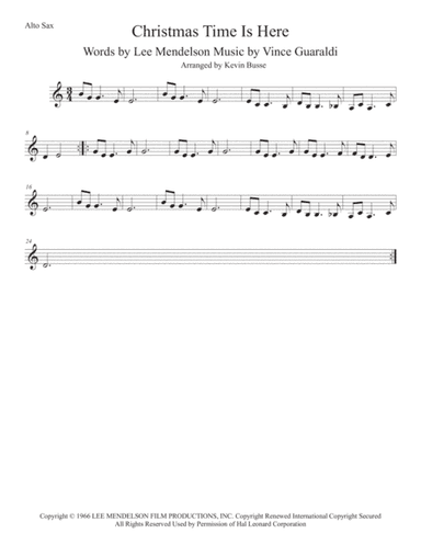 Christmas Time Is Here (arr. Kevin Busse)