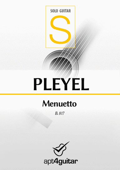 Menuetto B. 817 (arr. Roberto García)