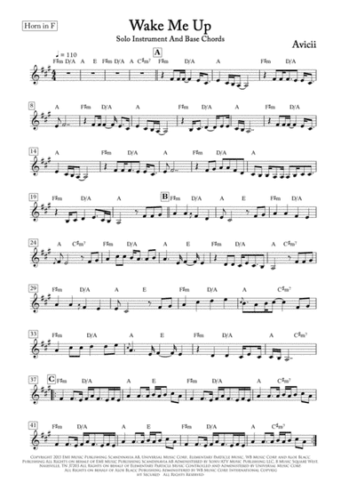 Wake Me Up (arr. ACT Bortolucci)