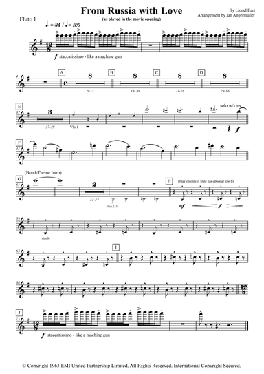 From Russia With Love (arr. Jan Angermüller)