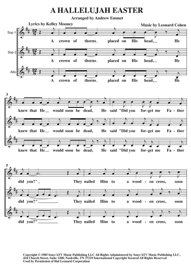 Hallelujah (arr. Andrew Emmet)