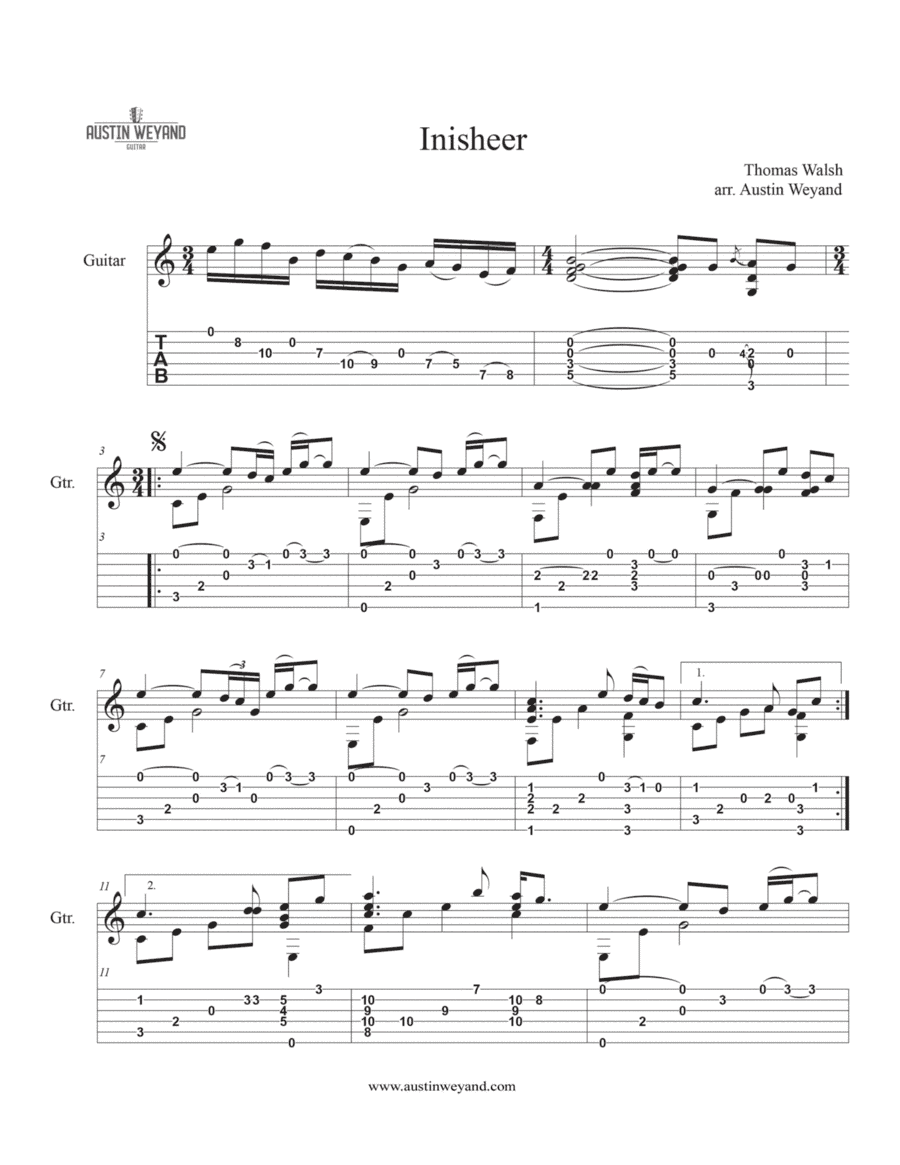 Inisheer (arr. Austin Weyand)