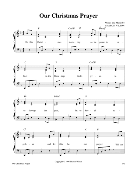 Our Christmas Prayer