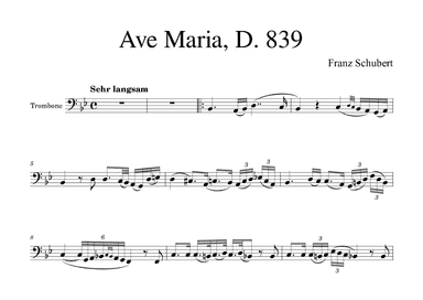 Ave Maria (arr. Golden Skull Editions)