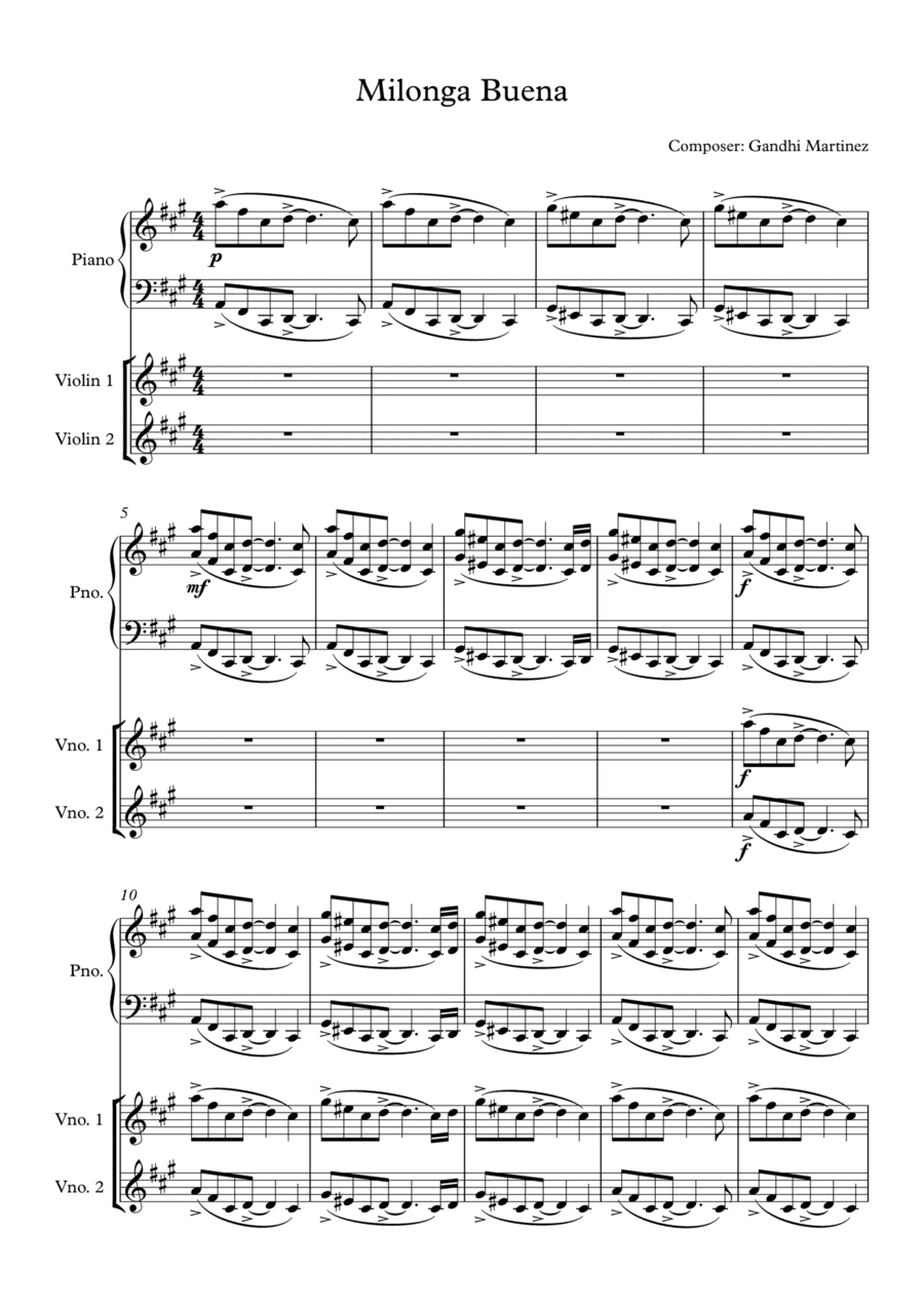Milonga Buena - Gaucho Style
