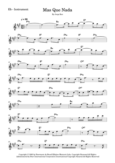 Mas Que Nada (arr. Fabio Eduardo de Oliveira)