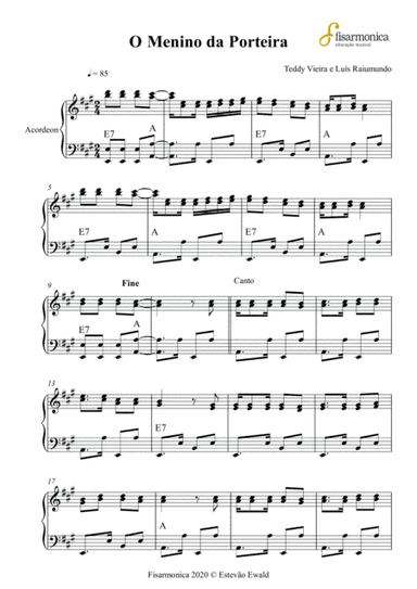 O Menino Da Porteira (arr. Estevão Ewald)