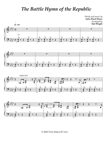 Battle Hymn of the Republic (arr. Hal Wright)