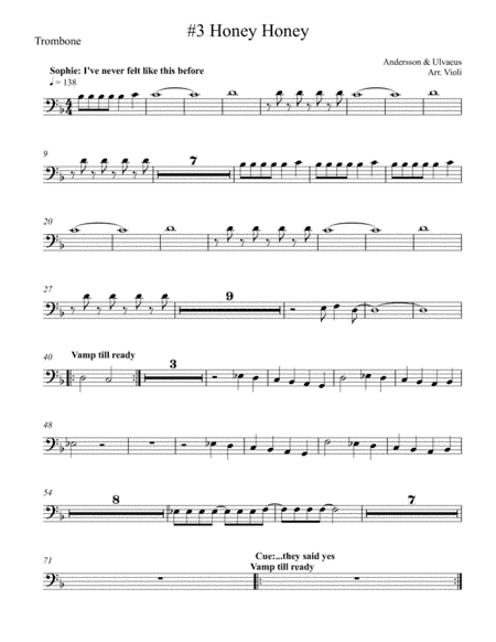 Honey, Honey (arr. Jenna Violi)