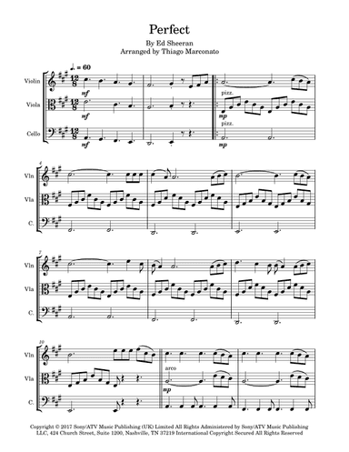 Perfect (arr. Thiago Marconato)