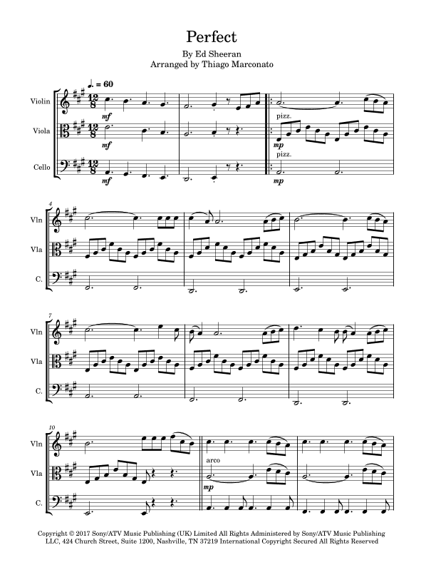 Perfect (arr. Thiago Marconato)