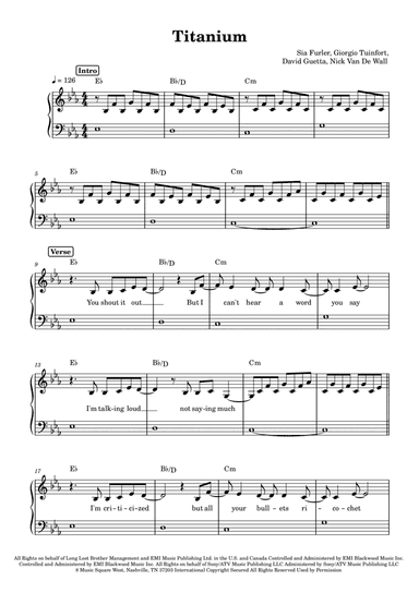 Titanium (arr. Anacrusa)