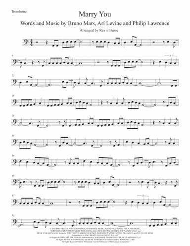 Marry You (arr. Kevin Busse)