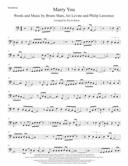 Marry You (arr. Kevin Busse)