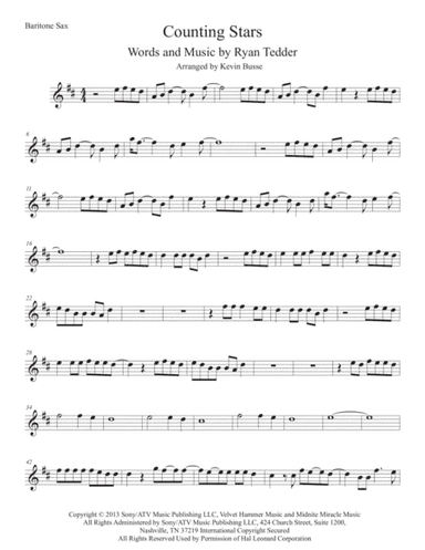 Counting Stars (arr. Kevin Busse)