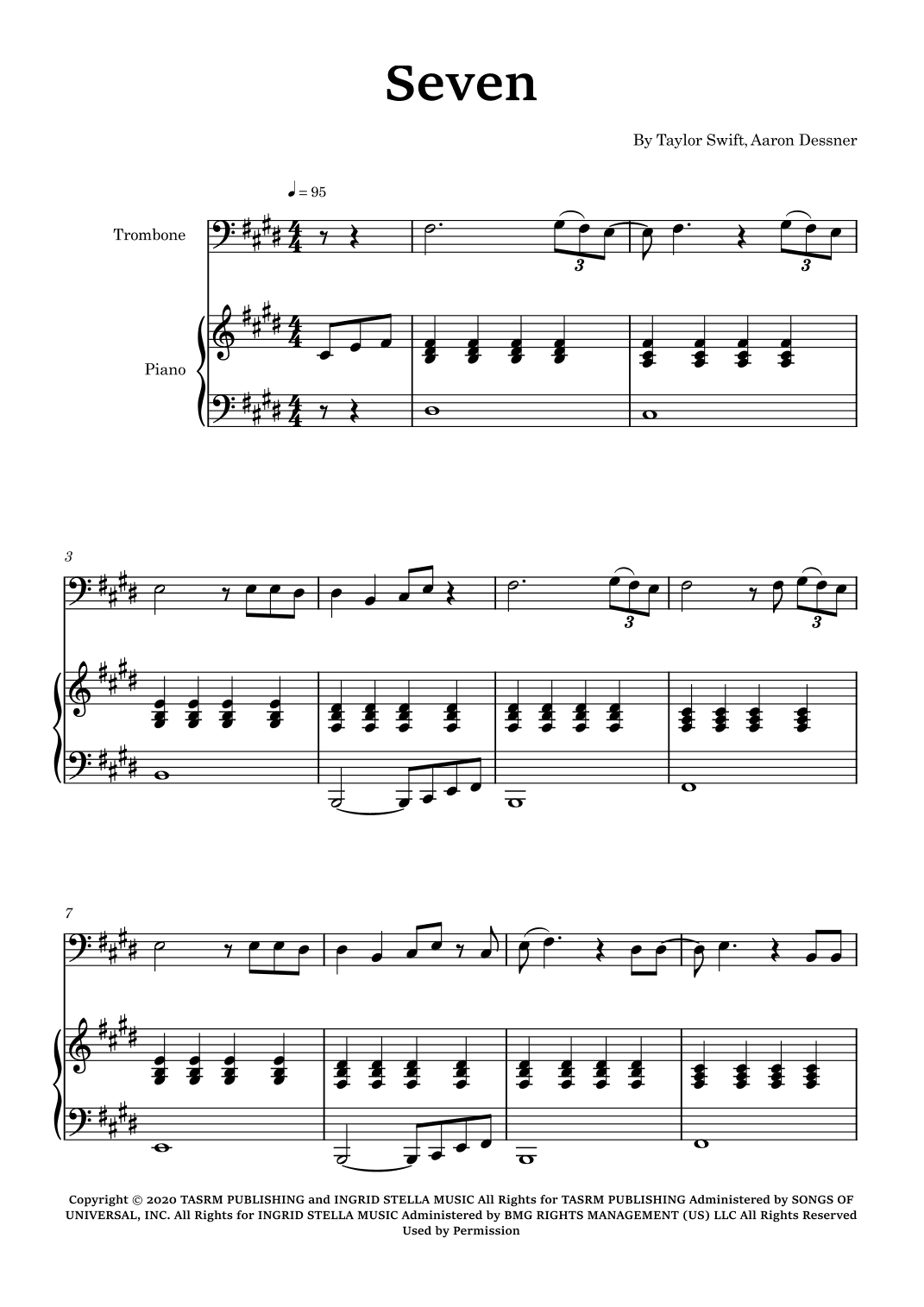 Seven (arr. Glauco Fernandes)