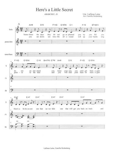 Here's a Little Secret