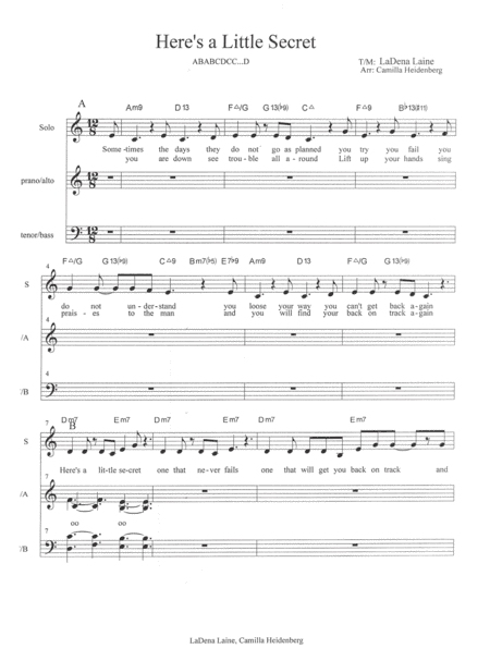 Here's a Little Secret