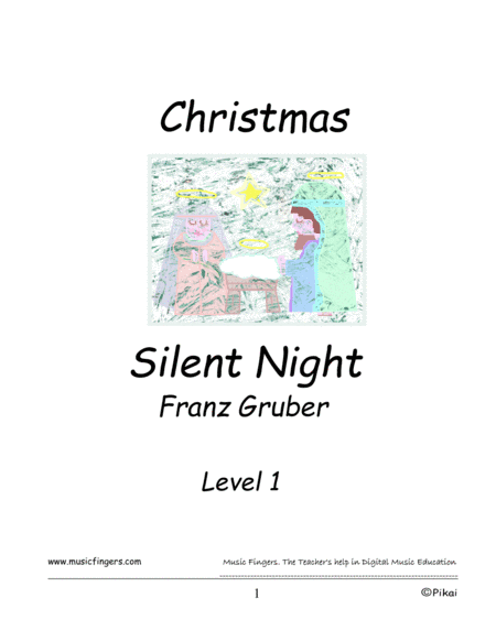 Silent Night. Lev. 1 (arr. Music Fingers)