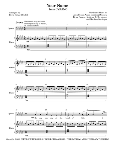 Your Name (arr. David Richard Corkill)