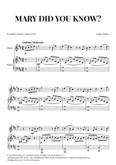 Mary, Did You Know? (arr. Cadenza Editions)