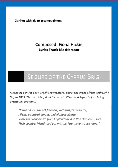 Seizure of the "Cyprus Brig" in Recherche Bay