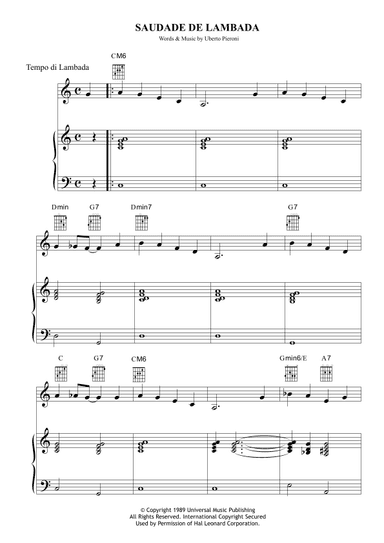 Saudade de Lambada