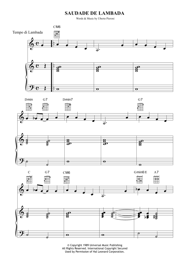 Saudade de Lambada