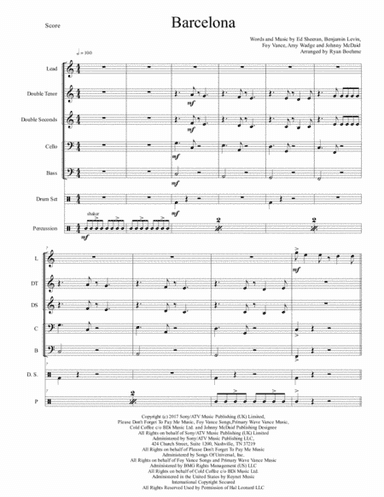 Barcelona (arr. Ryan Boehme)