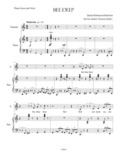 Beedeep's song sheet music