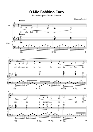 O Mio Babbino Caro (arr. Jackson Spindler)