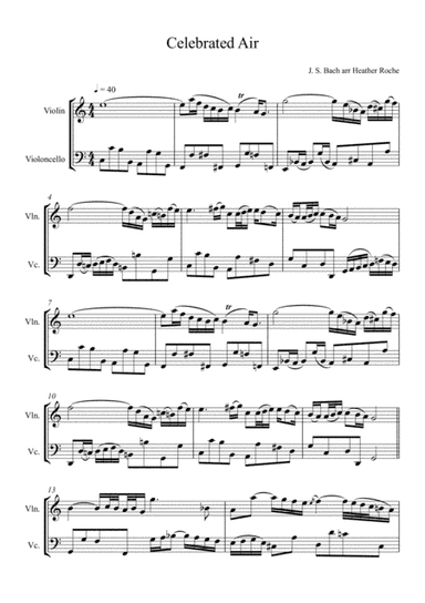 Celebrated Air (arr. Heather Roche)