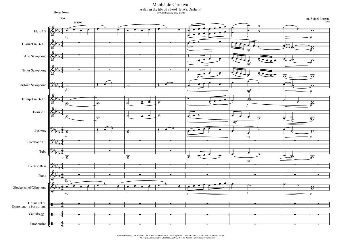 A Day In The Life Of A Fool (manha De Carnaval) (arr. Arr. Sidnei Borgani)