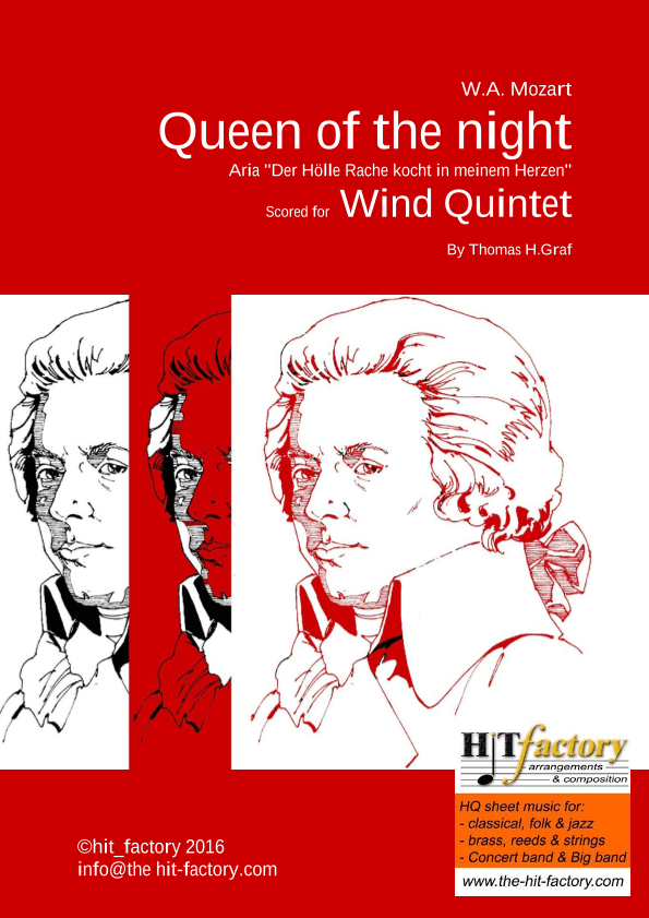 The Magic Flute - Mozart - Queen of the night - Wind Quintet (arr. Thomas H. Graf)